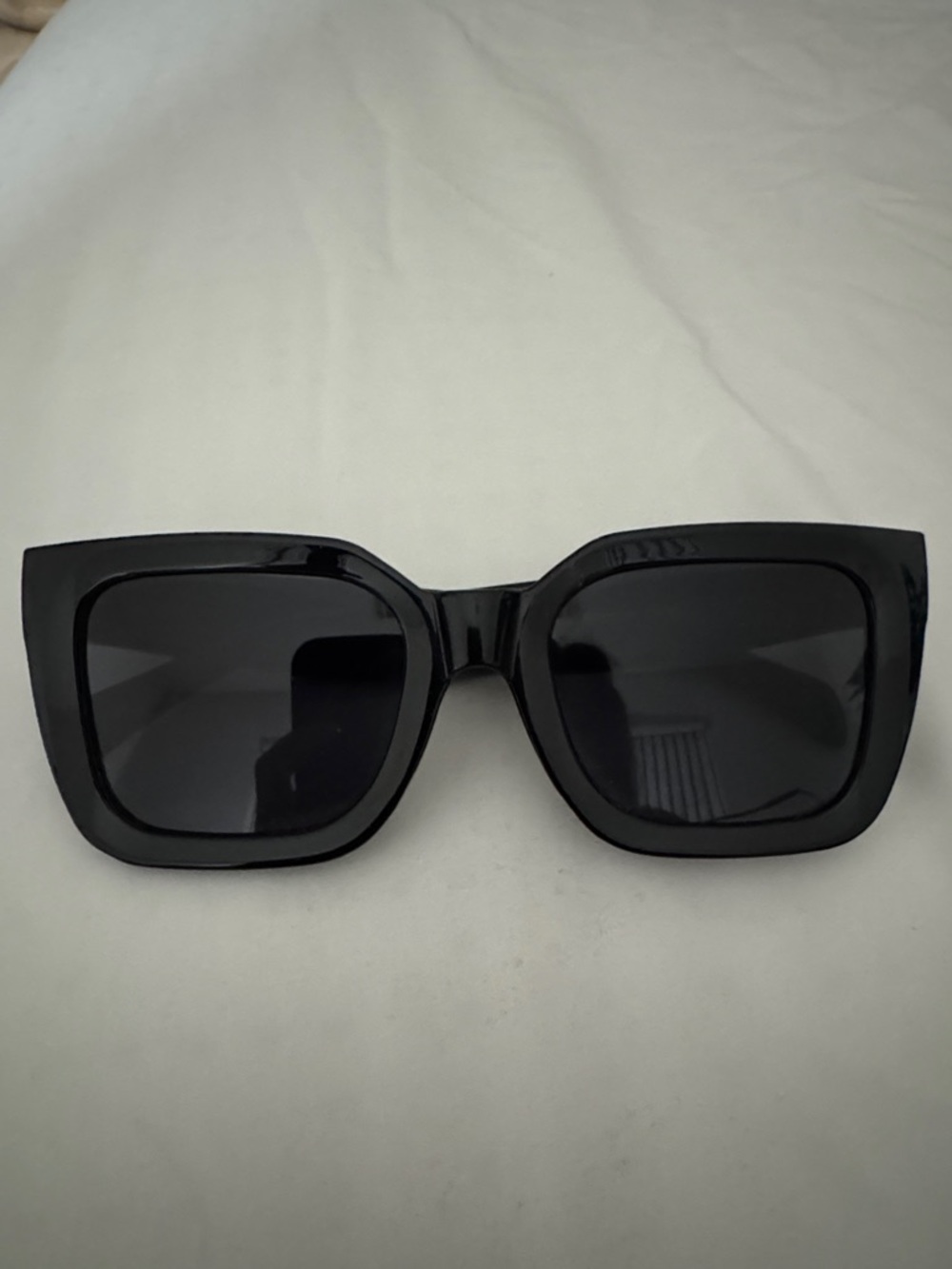 Black Oversized Square Women's Sunglasses